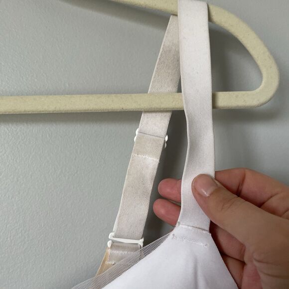 Honeylove Crossover Wireless Bra White Beige Supportive Comfort Women's Size 2X - Picture 7 of 11